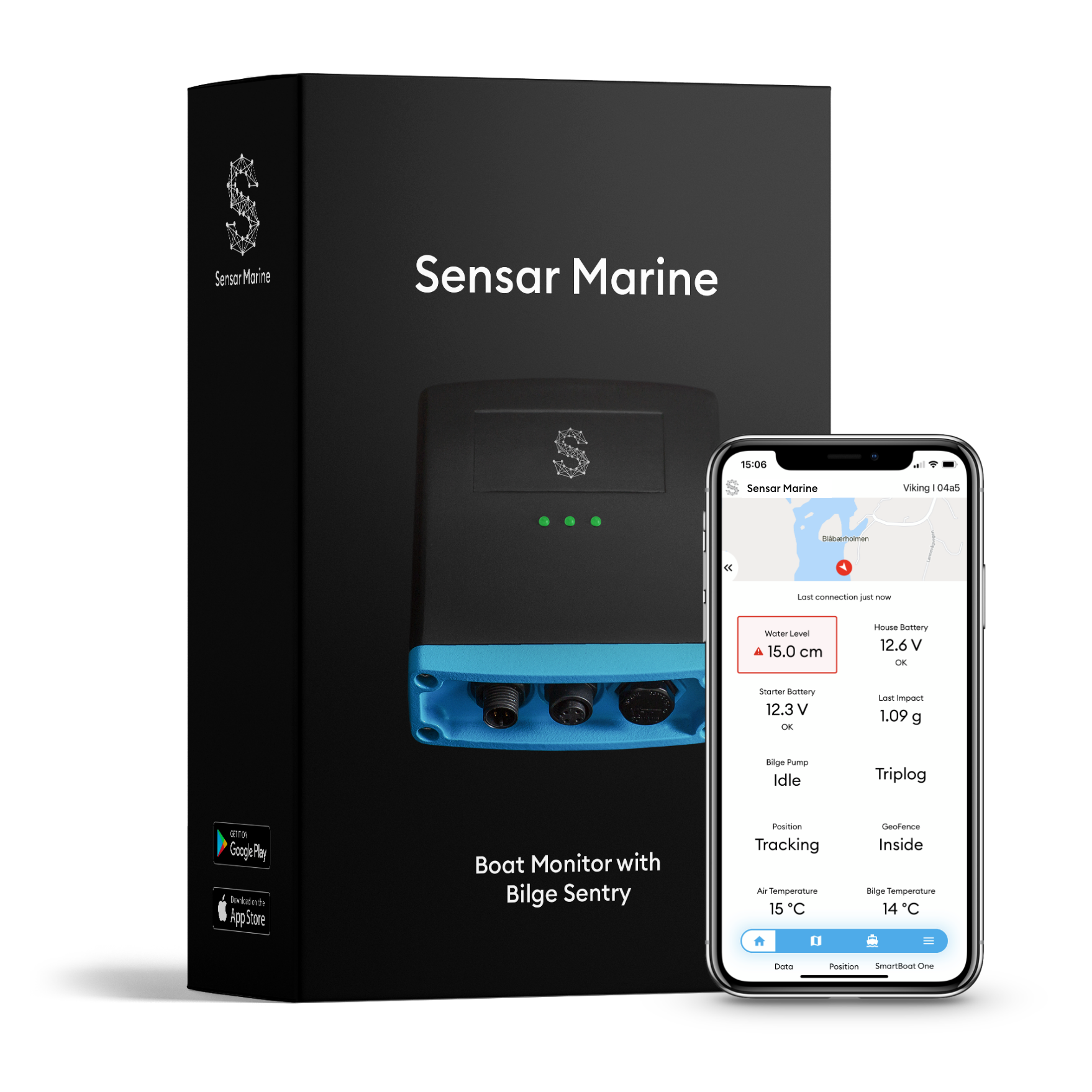 Boat Monitoring Sensar Marine